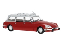 Brekina 14219 - H0 - Citroen DS Break - rot/grau